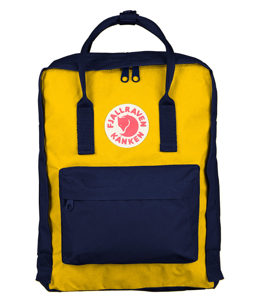 Рюкзак Fjallraven Kanken Classic 16 л Желто-синий