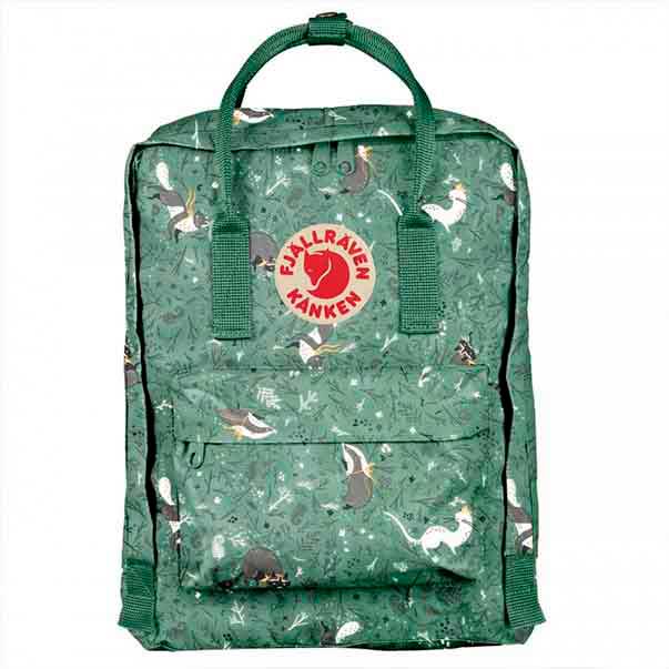 Рюкзак Fjallraven Kanken Mini Art Green Fable 7 л Зеленый
